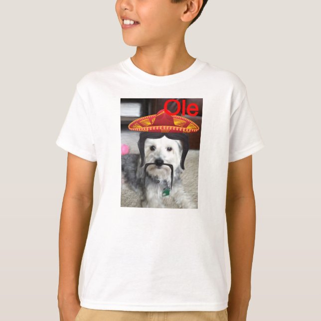 T-shirt mexicano do cão (Frente)