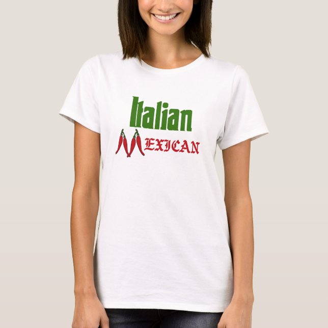 T-shirt mexicano italiano (Frente)
