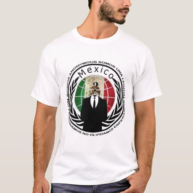 T-shirt México anónimo (Frente)