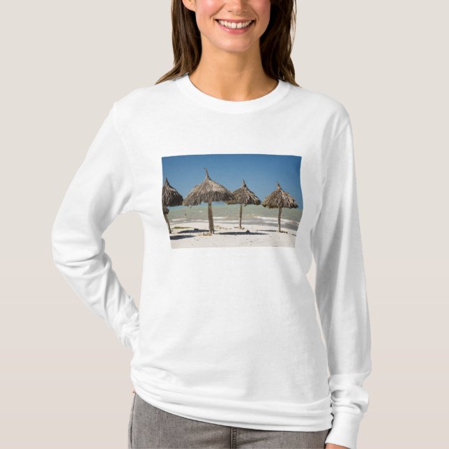 T-shirt México, Península de Yucatán, Progreso. Palha (Frente)