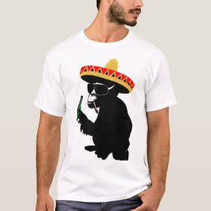 T-shirt mexiko monkey