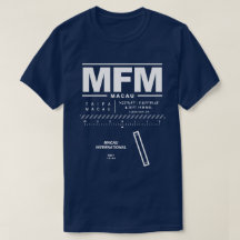 T-Shirt MFM do Aeroporto Internacional de Macau