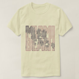 T-shirt miami beach pink violet fun