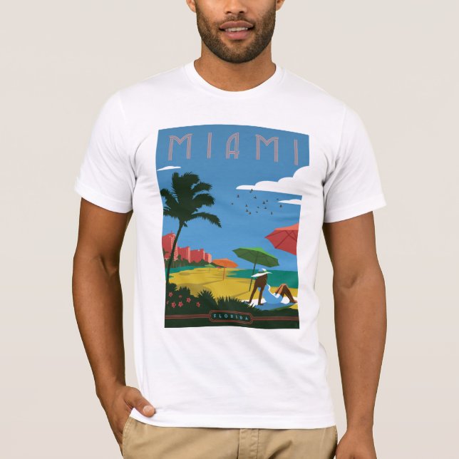 T-shirt Miami, FL (Frente)