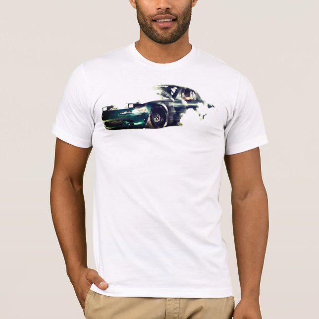 T-shirt Miata artística (Frente)