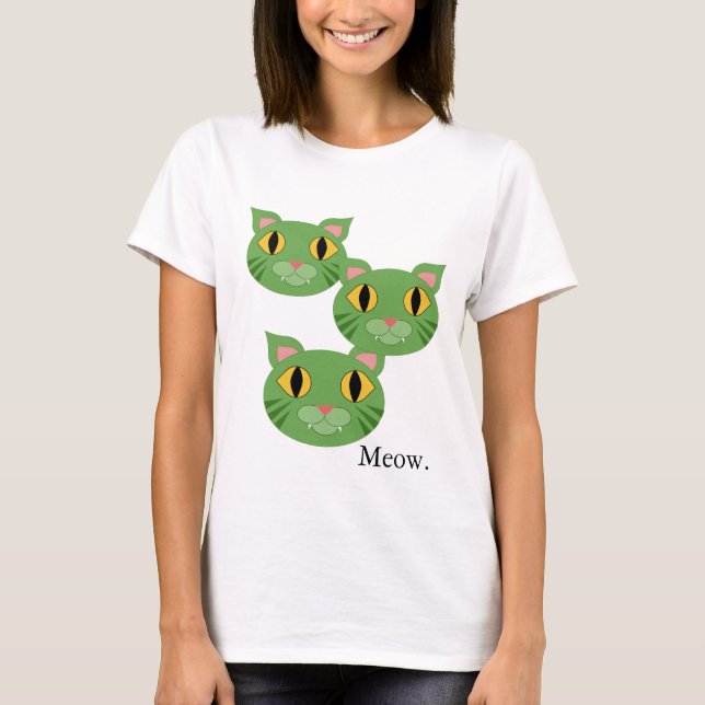 T-shirt Miau. (Frente)