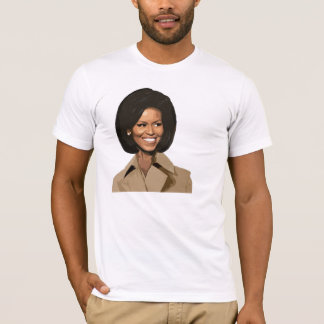 T-shirt Michelle bonito Obama enfrenta