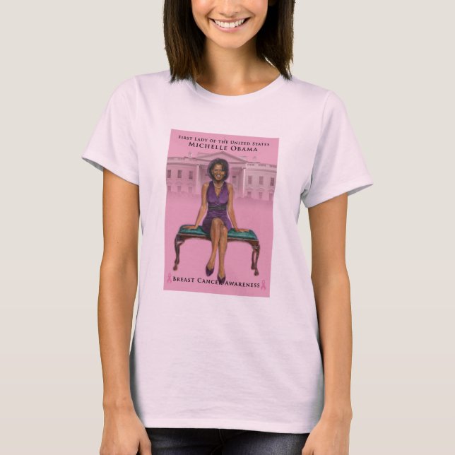 T-SHIRT MICHELLE OBAMA_BAWARENESS (Frente)