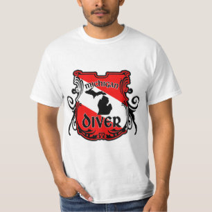 T-shirt Michigan Diver