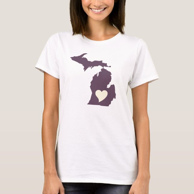 T-shirt Michigan Love (Frente)