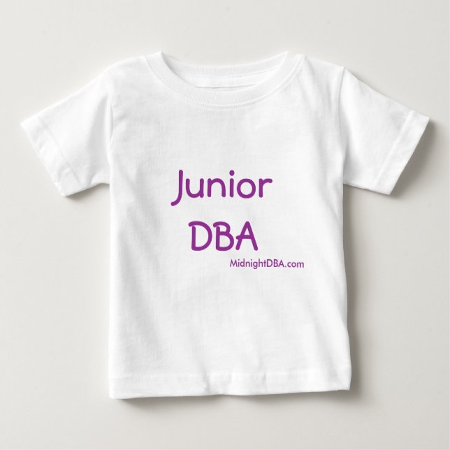T-shirt MidnightDBA: DBA júnior (Frente)