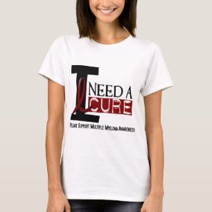 T-shirt Mieloma múltiplo EU PRECISO uma CURA 1