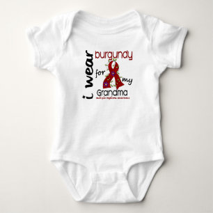 T-shirt Mieloma múltiplo EU VISTO BORGONHA PARA MINHA AV