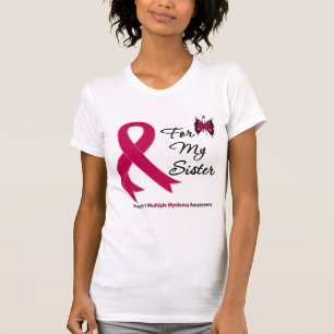 T-shirt Mieloma múltiplo para minha irmã