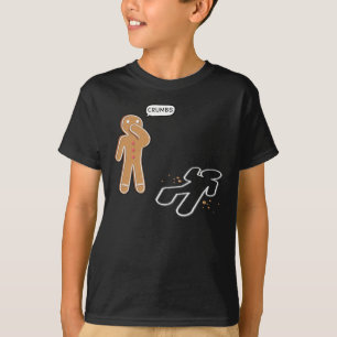 T-shirt MIGALHAS da cena do crime irónica do homem de