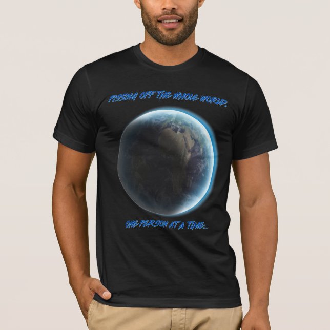 T-shirt Mijar fora do mundo inteiro (Frente)