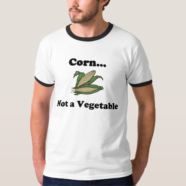 T-shirt Milho… Não um vegetal (Frente)