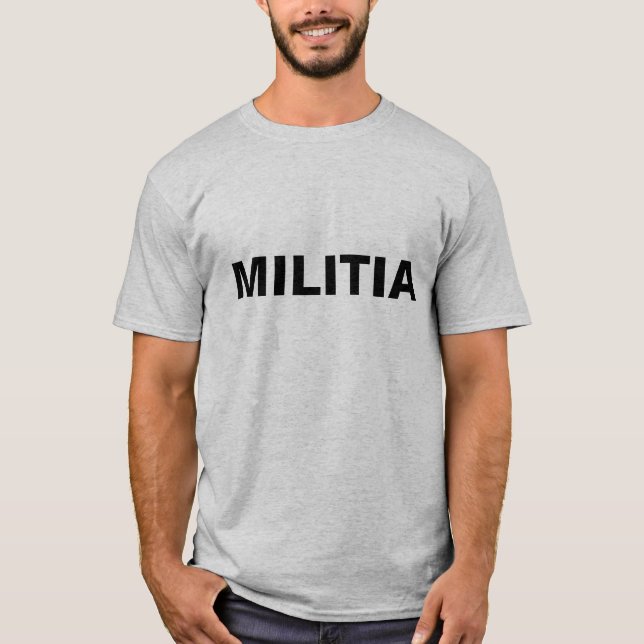 T-SHIRT MILÍCIA (Frente)