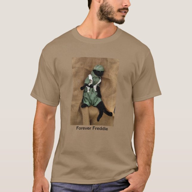 T-shirt militar de Freddie (Frente)