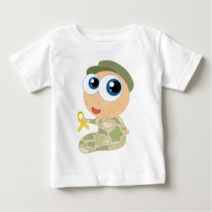 T-shirt militar do bebê