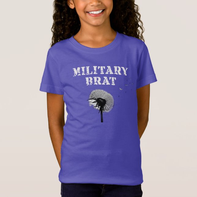 T-shirt militar do mês do pirralho (Frente)