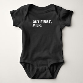 T-shirt Milk First Baby Jersey