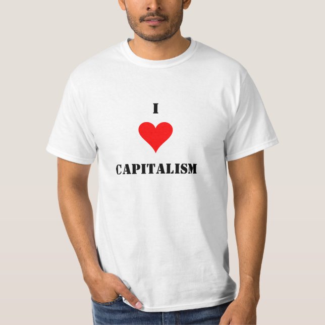 T-shirt Mim capitalismo (do coração) (Frente)