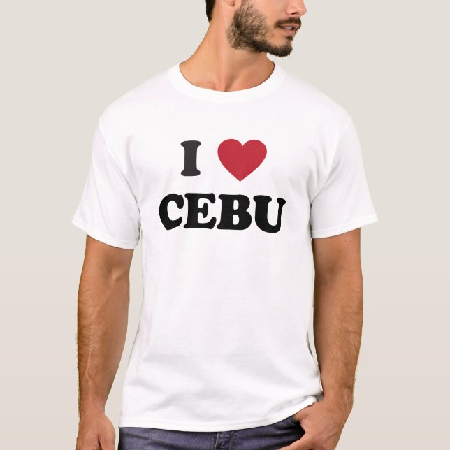 T-shirt Mim coração Cebu Filipinas (Frente)