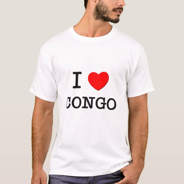 T-SHIRT MIM CORAÇÃO CONGO (Frente)