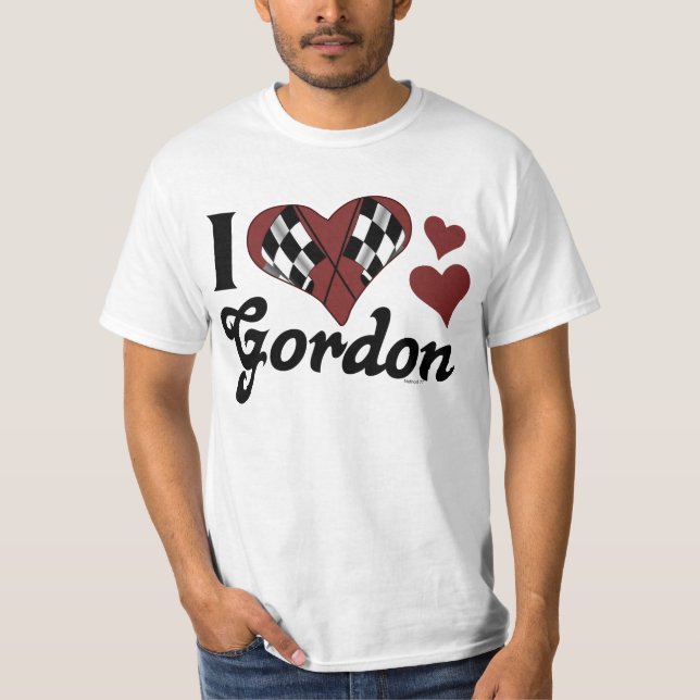 T-shirt Mim coração Gordon (Frente)