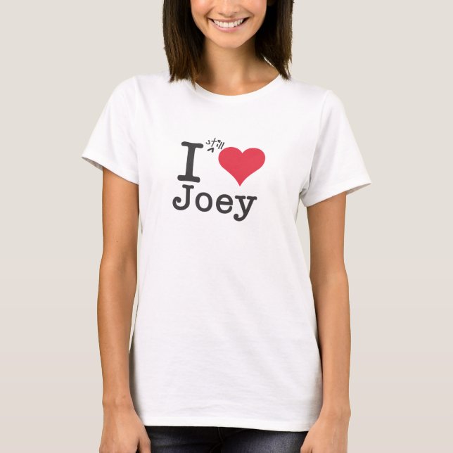 T-shirt Mim coração Joey (Frente)