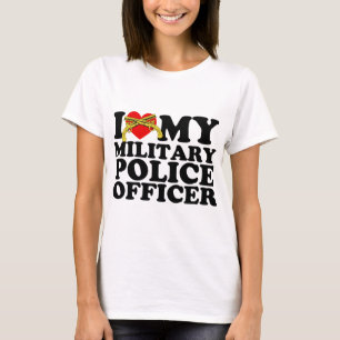 T-shirt Mim "coração" meu agente da polícia militar