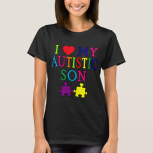T-shirt Mim coração meu filho autístico