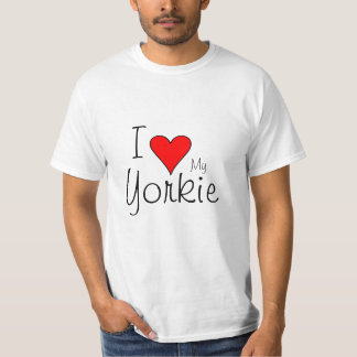 T-shirt Mim coração meu yorkie