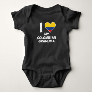 T-shirt Mim coração minha avó colombiana