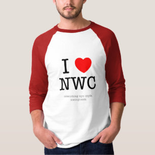 T-shirt Mim coração NWC - vermelho