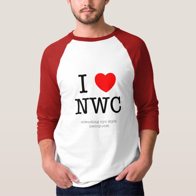T-shirt Mim coração NWC - vermelho (Frente)