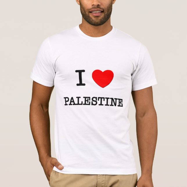 T-SHIRT MIM CORAÇÃO PALESTINA (Frente)
