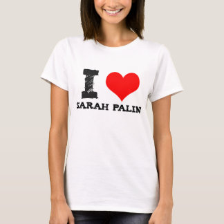 T-shirt Mim coração Sarah Palin