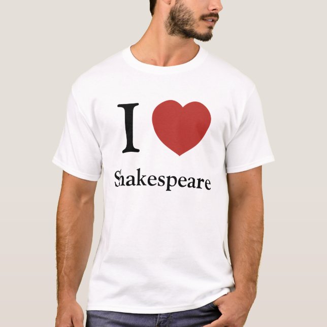 T-shirt Mim coração Shakespeare (Frente)