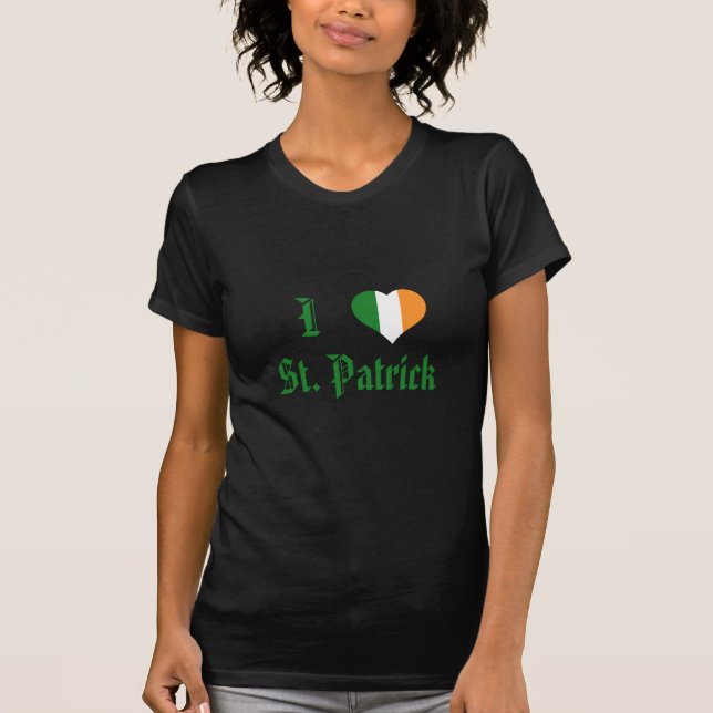 T-shirt Mim coração St Patrick (Frente)