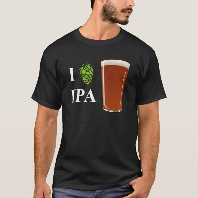 T-shirt Mim design de IPA do "salto" (Frente)