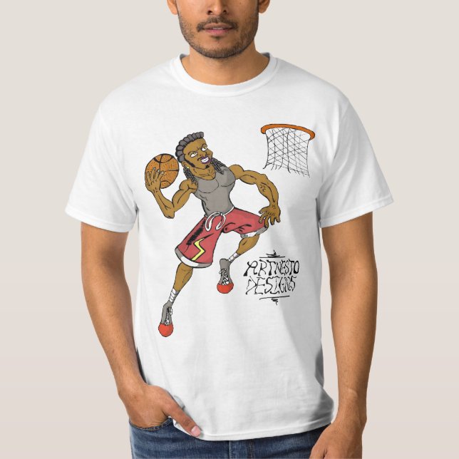 T-shirt Mim dunking do luv (Frente)