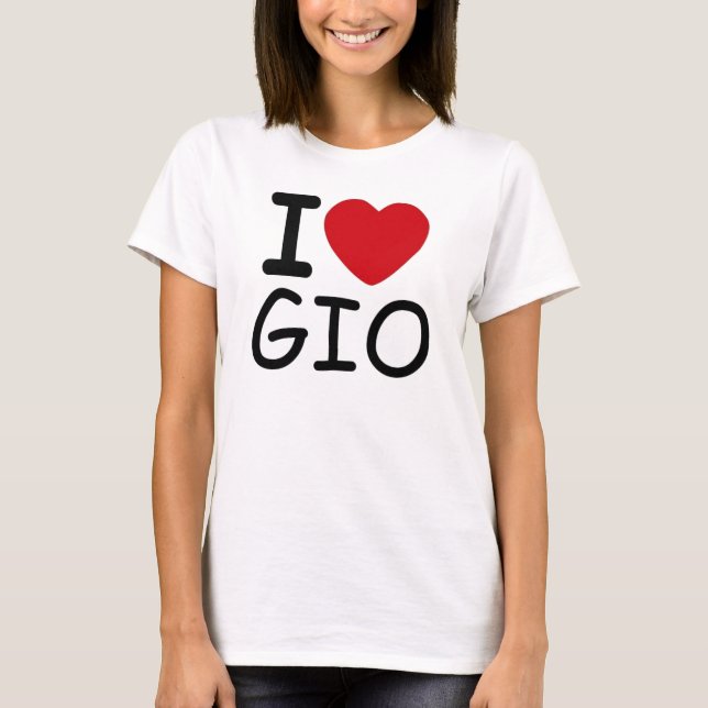 T-SHIRT MIM GIO DE LUV (Frente)