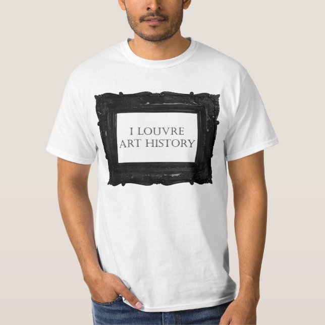 T-shirt Mim história de arte do Louvre (Frente)
