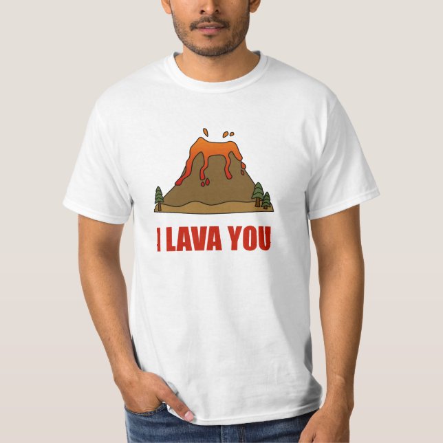 T-shirt Mim lava você vulcão (Frente)