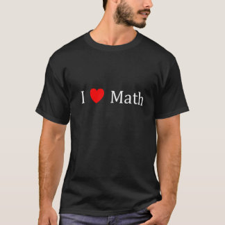 T-shirt Mim matemática do coração - (obscuridade dos TS)