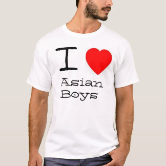 T-shirt Mim meninos do asiático do *heart*