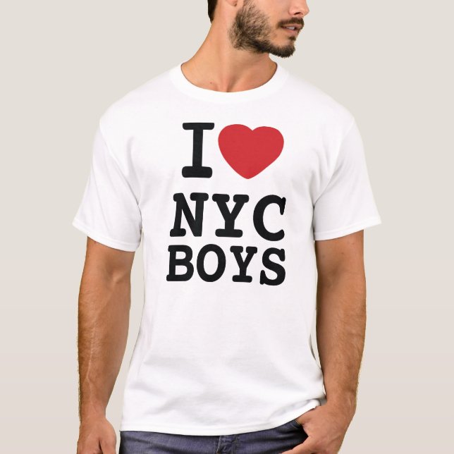 T-shirt Mim meninos do coração NYC (Frente)