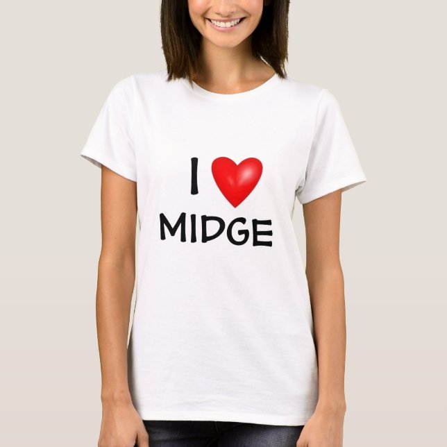 T-shirt Mim MIDGE do coração (Frente)